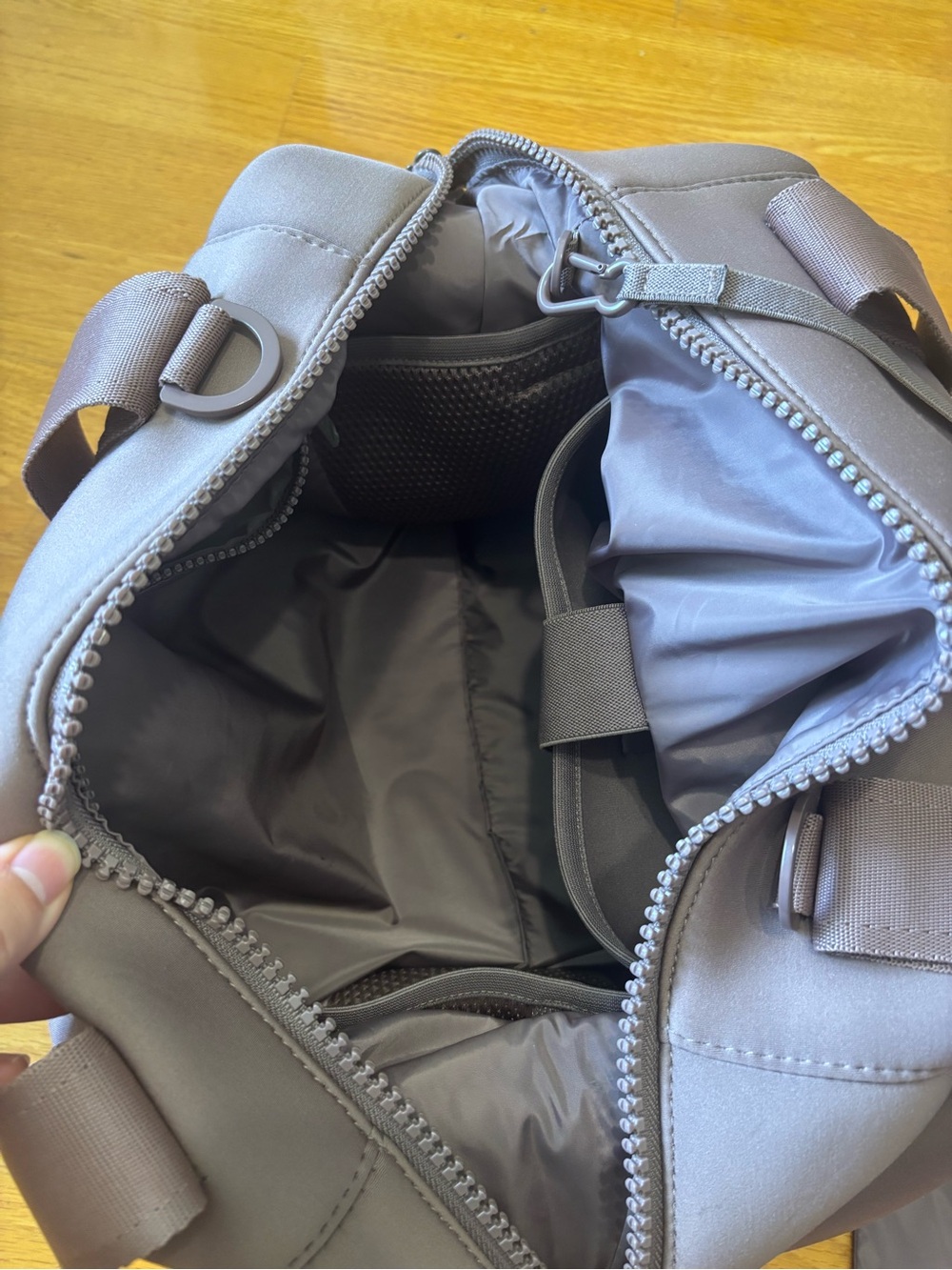 Dagne Dover Landon Neoprene Carryall Medium in Dune - Picture 3 of 11